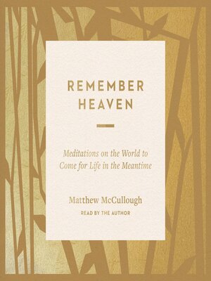 cover image of Remember Heaven
